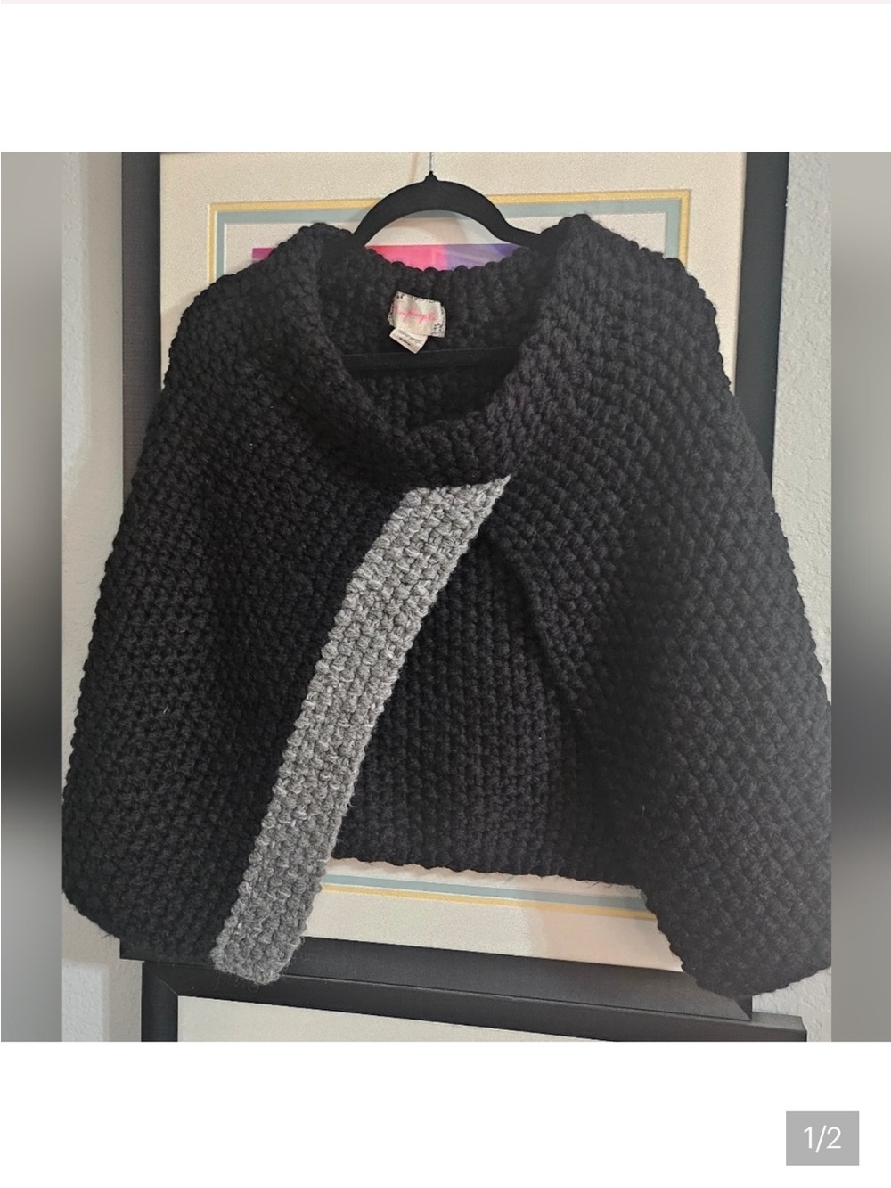 Free People Knit Shawl/Poncho
